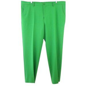 NWOT Lesmart Smart Golf Gear Green Straight Leg Pants Mens 46x32.5